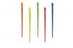 48060 PALILLOS ** PLASTICO COLORES 500u PARA PASTEL