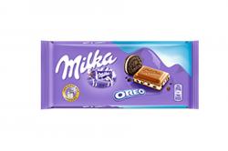63085 tableta CHOCOLATE MILKA OREO 100 gr. MONDELEZ 