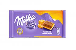 63087 tableta CHOCOLATE MILKA CARAMELO 100 g MONDELEZ