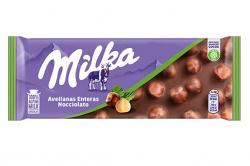 63089 tableta CHOCOLATE MILKA HAZELNUT 95gr. AVELLANA