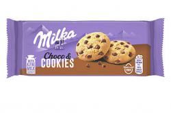 63098 uni MILKA COOKIES CHOCO 135 gr 