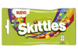 64176 estuche SKITTLES VERDE CRAZY SOUR 38 gr 14 uni