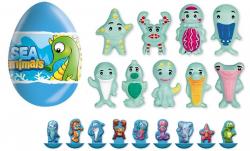 64324 HUEVO CHOCOLATE SEA ANIMALS ZAINI 24 uni SG