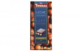64543 tableta LECHE AVELLANA ENTERA 150gr TORRAS 
