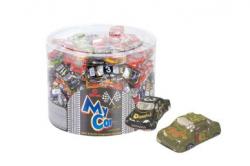 65293 MINI COCHES MY CARD CHOCOLATE 100 u SIDRAL 