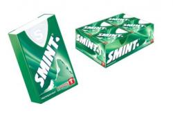 66090 SMINT PLASTICO VERDE PEPERMINT MENTA SUAV 12u