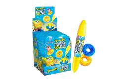68225 SPONGE BOB GUMMY RING+PEN 12u 56g KRC