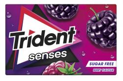 72255 TRIDENT SENSES BERRY MORA 12 unidad