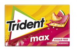 72342 TRIDENT MAX LAMINA MELOCOTON SANDIA 12uni PEACH8169 