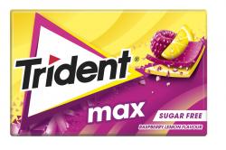 72343 TRIDENT MAX LAMINA LIMON FRAMBUESA 12unid RASP LEM 4248216