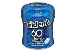 72697 BOTES  * 60 MINUTOS * MENTA 6 unid TRIDENT