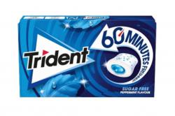 72701 TRIDENT* 60 MINUTES * MENTA 16 unid 20 gr 