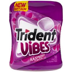 72706 BOTES TRIDENT **VIBES** RASPBERRY 6 unid LILA