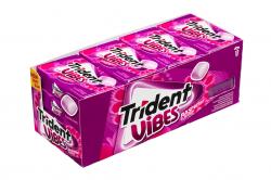 72707 TRIDENT **VIBES** RASPBERRY 16 unid LILA