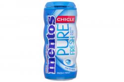 76210 TUBO MENTOS GUM CELESTE FRESH MINT 10 uni PURE FRESH 