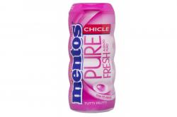 76214 TUBO MENTOS GUM ROSA TUTTI FRUTTI 10unid PURE FRESH 