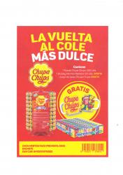 76339 c/ RUEDA 0186 CHUPA CHUPS 200 un+s/c MENTOS+20chupa