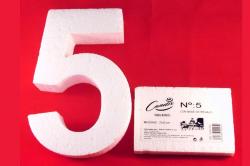 83065 POREXPAN NUMERO 5 PASTEL CORCHO 1 unid