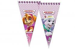 83643 BOLSA CONO ROSA SKY&EVERST PATRULLA CANINA PAW PATROL 50u